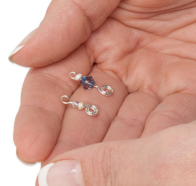 Beads on shaped wire
